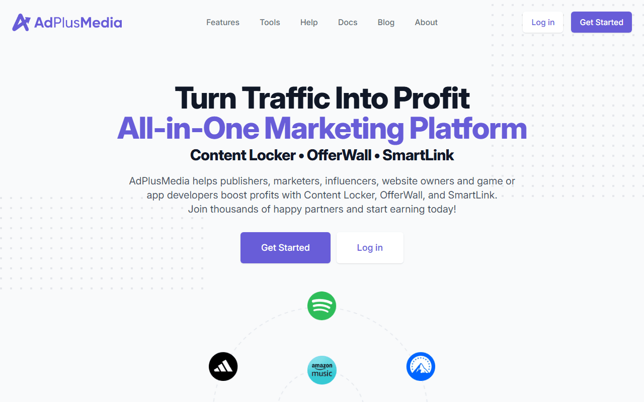 AdPlusMedia — شبكة CPA