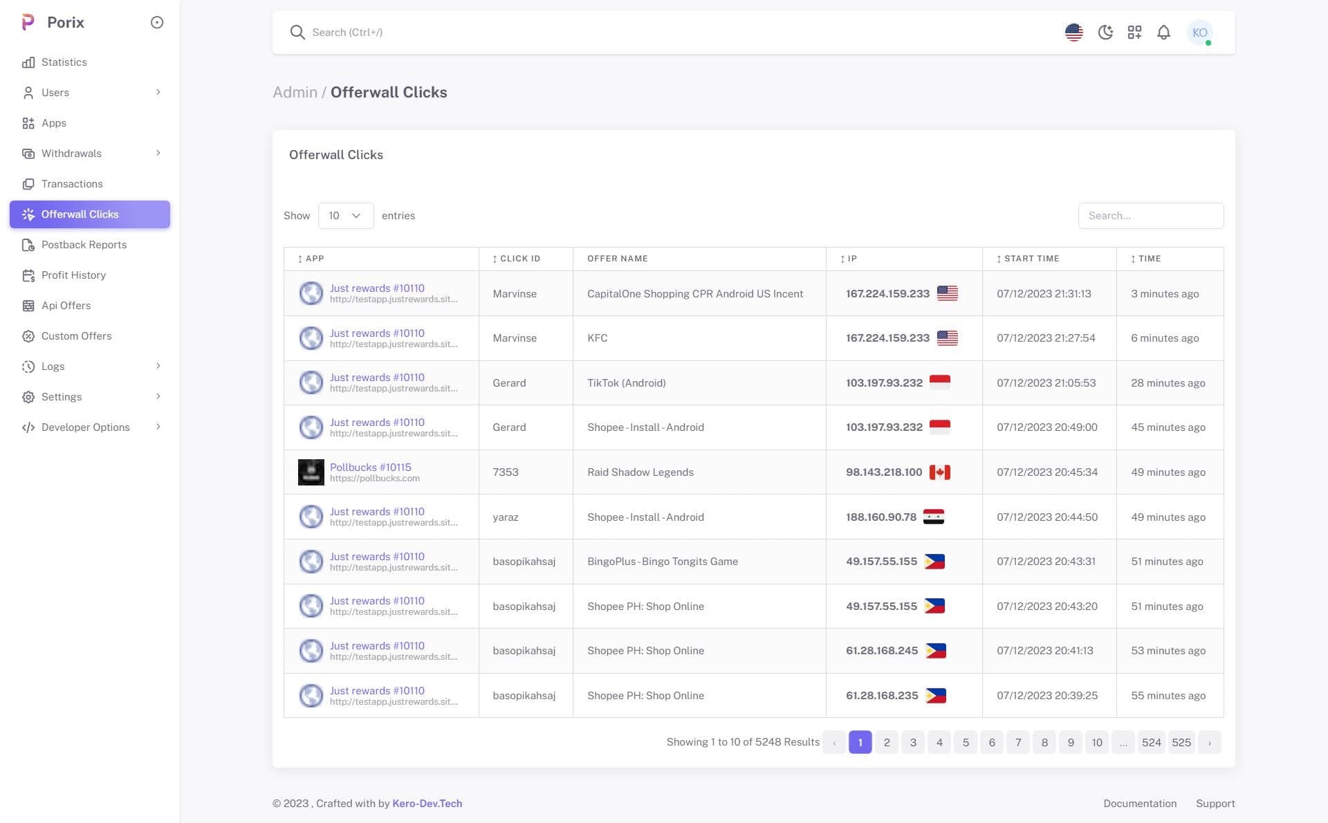Porix — GPT Rewards Platform