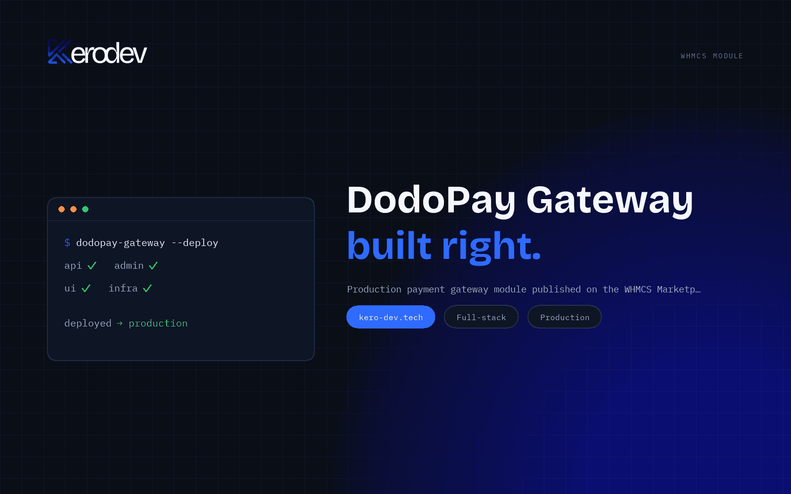 بوابة DodoPay — إضافة WHMCS
