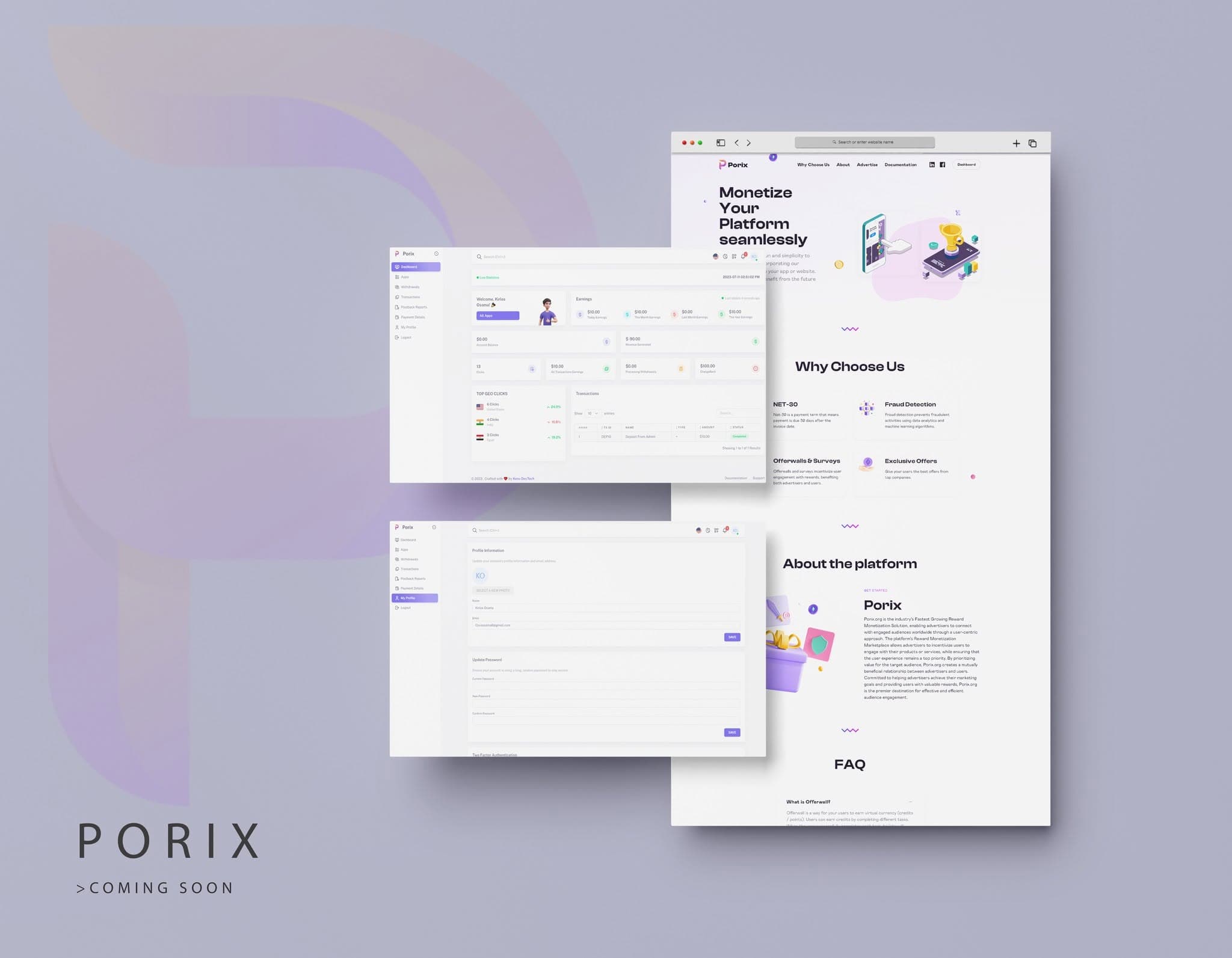 Porix — منصة مكافآت GPT